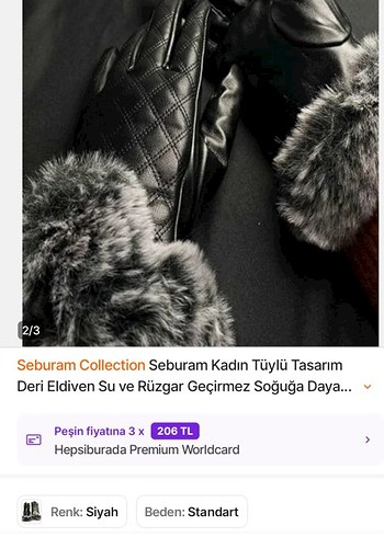 Yeni sıfır ürün M eldiven Kürk Gri Deri siyah Kadın Eldiveni - Görsel 8