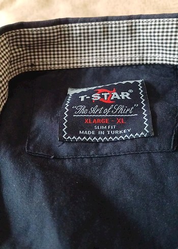 XL Düğmeli Kısa Kollu Mavi Denim Erkek Gömlek - Görsel 9