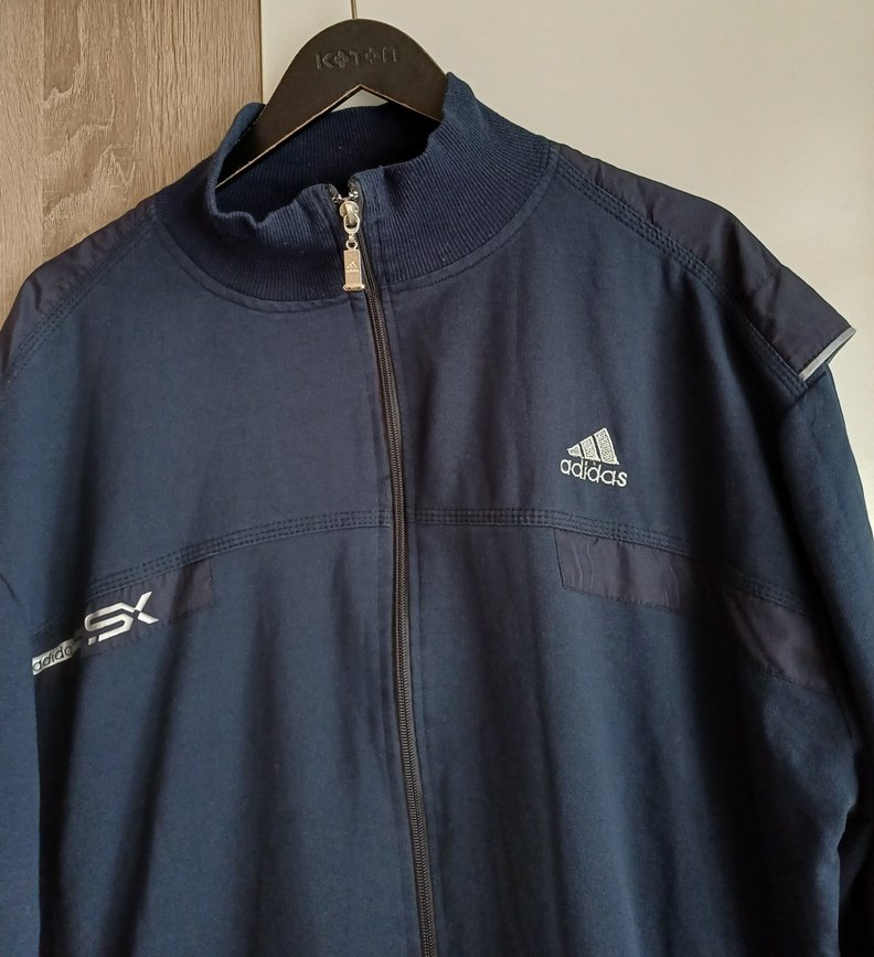 4 XXL Erkek Lacivert Fermuarlı Yüksek Yaka Sweatshirt - Görsel 4