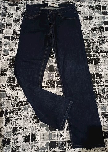 Erkel Lacivert Kot Pantolon bir iki sefer giyilmiştir.. - Görsel 2