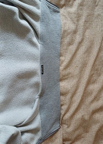 Gri Fermuarlı  Erkek Sweatshirt - Görsel 6