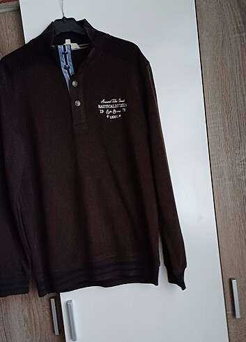 s Beden gri Renk US Polo ASSN Erkek Yün Kazak S beden geniş kalıp alıcılara hayı