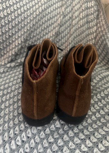 Kadın Kahverengi Bağcıklı Bot - Görsel 3