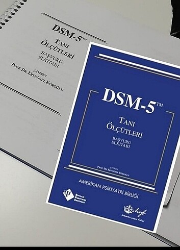 Dsm 5 kitabı fotokopisi spiralli 