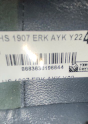 40 Beden Tamer tanca deri ayakkabı