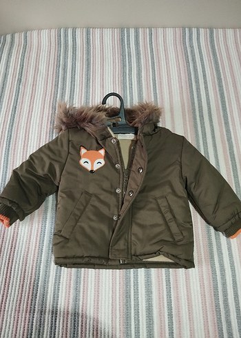 Kürklü Kapüşonlu Erkek Çocuk Mont - Görsel 2