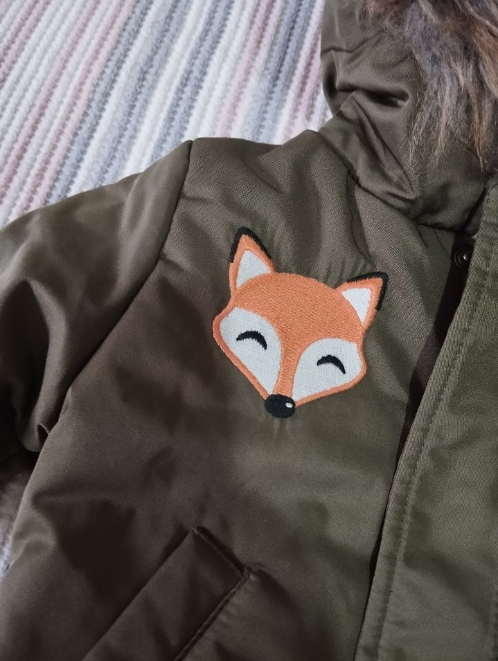 Kürklü Kapüşonlu Erkek Çocuk Mont - Görsel 3