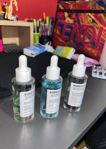 Kadınlar için Kore Anti-Aging Serum Seti
