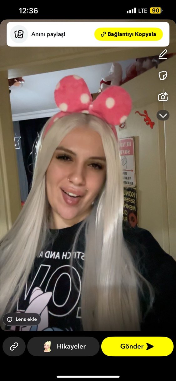 Gri Dantel Detaylı Uzun Tül Sentetik Peruk - Görsel 5