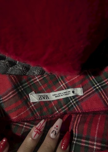 Zara ekoseli kolej etek - Görsel 4