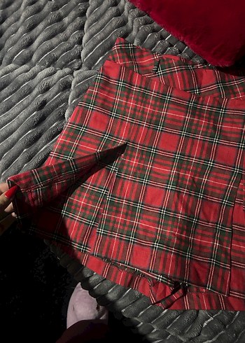 Zara ekoseli kolej etek - Görsel 2