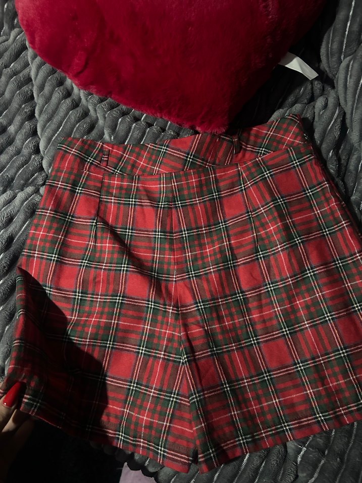 Zara ekoseli kolej etek - Görsel 5