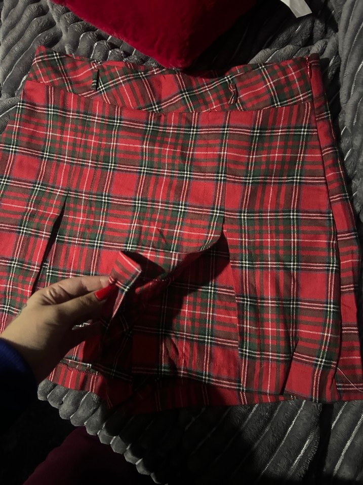 Zara ekoseli kolej etek - Görsel 3