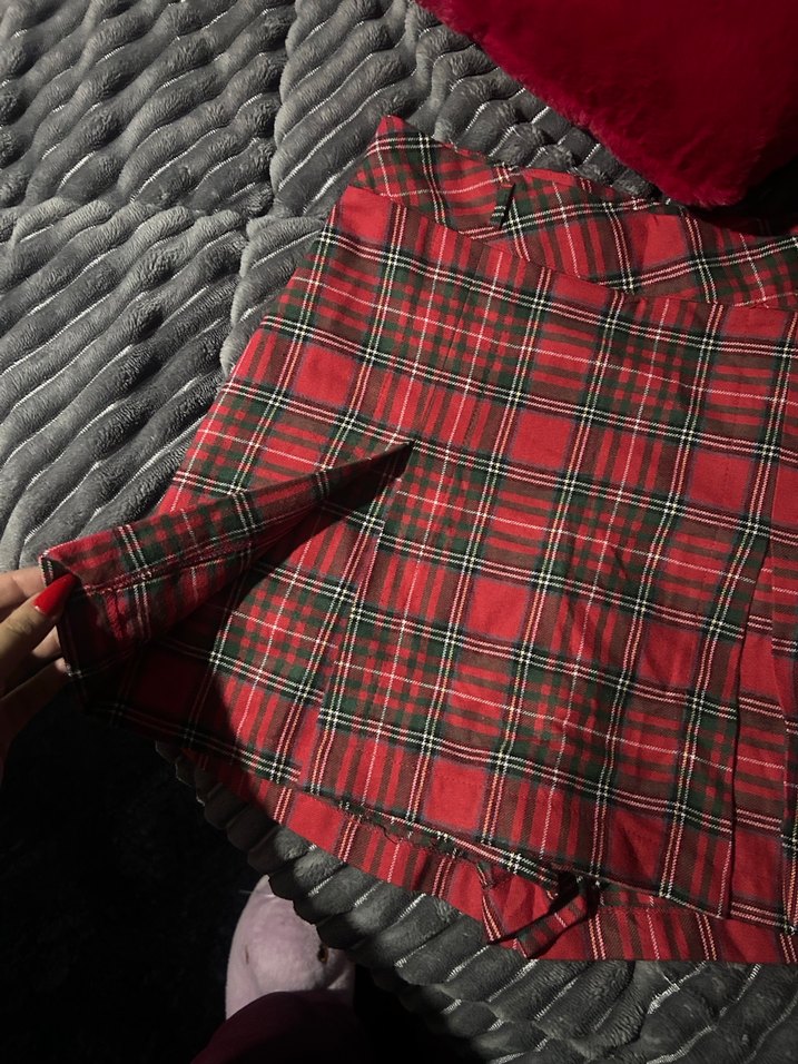 Zara ekoseli kolej etek - Görsel 2