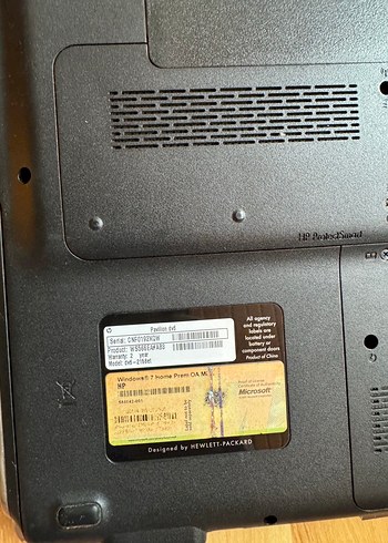 Siyah HP Laptop - Görsel 4