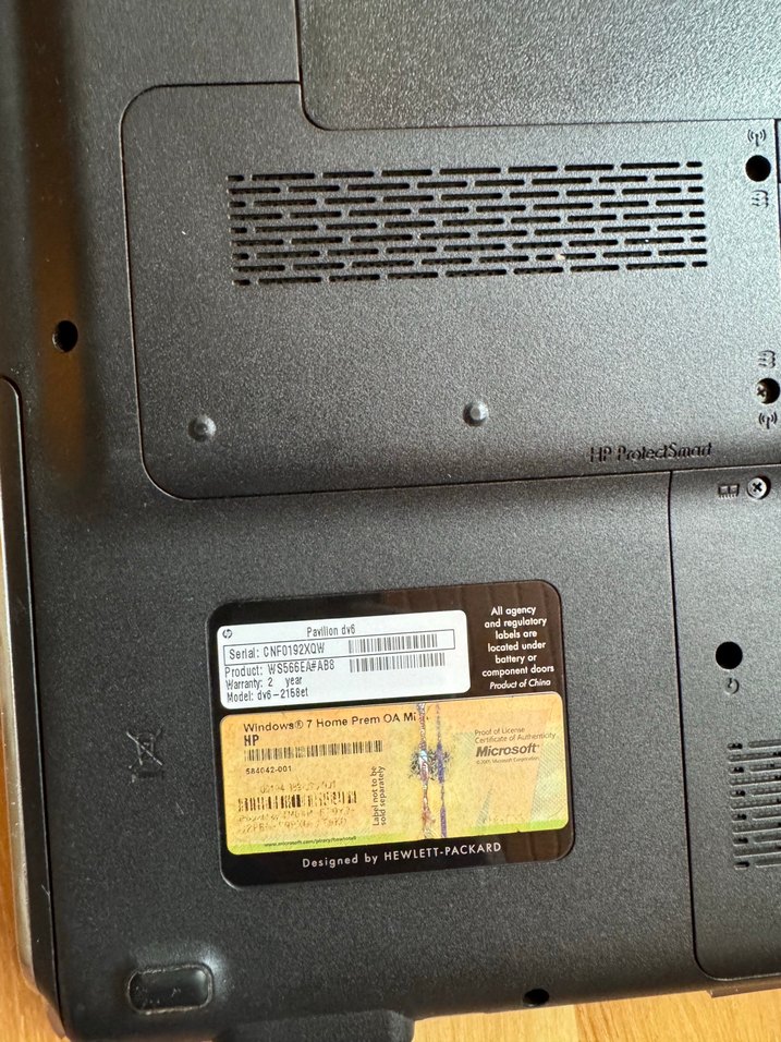 Siyah HP Laptop - Görsel 4