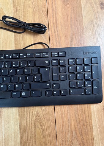 Lenovo Siyah Kablolu Klavye - Görsel 3