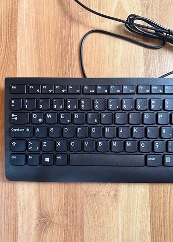 Lenovo Siyah Kablolu Klavye - Görsel 2