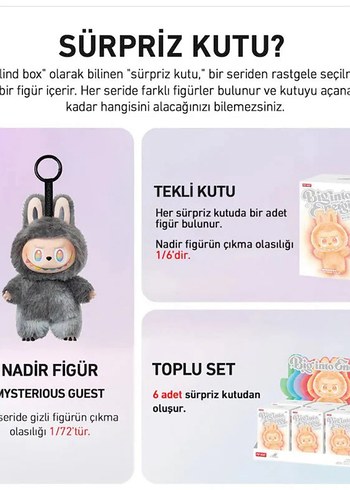 Diğer LABUBU PELUŞ OYUNCAK