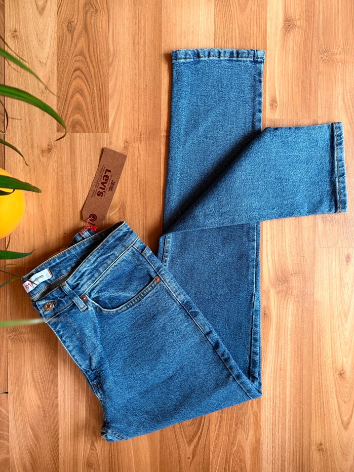 Levis 501 Mavi Denim Jean — görsel 5/9