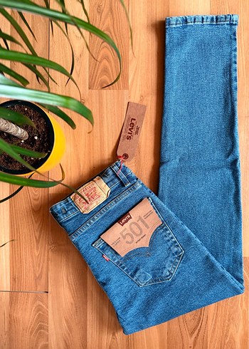 Levis 501 Mavi Denim Jean