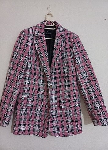 xs Beden pembe Renk Stradivarius xs ceket