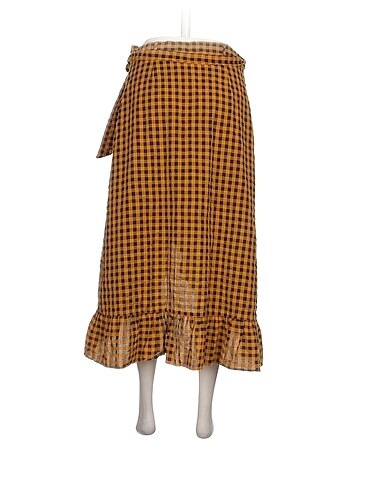 xs Beden Zara Midi Etek %70 İndirimli.