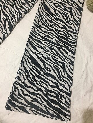 Benri Zebra desenli pantolon
