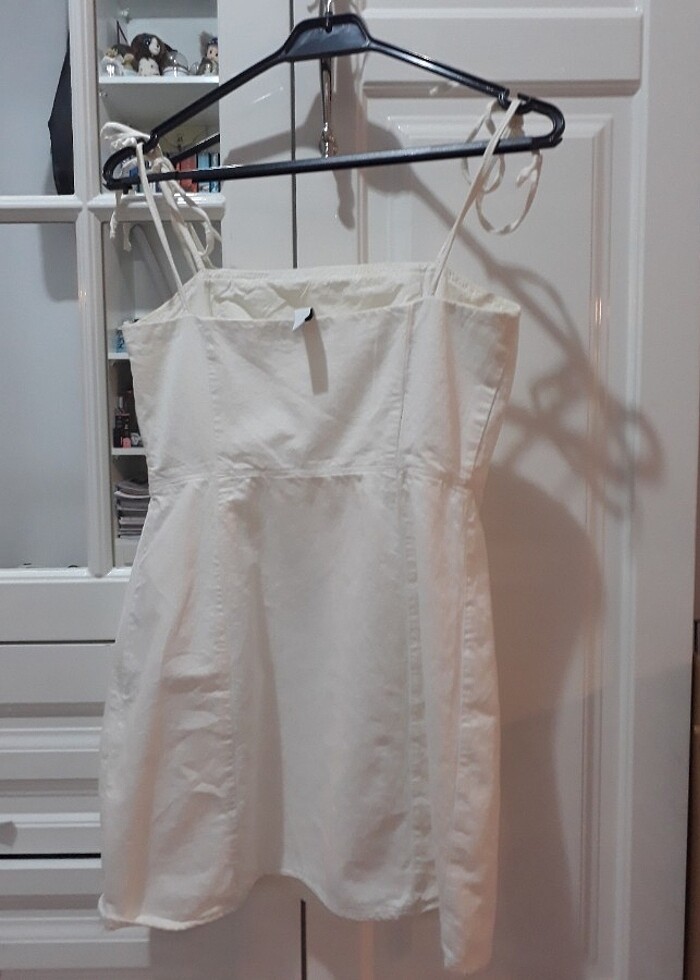 Zara beyaz mini elbise - Görsel 2