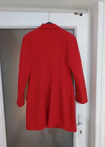 Diğer Klasik Kırmızı Kadın Blazer Ceket elbise