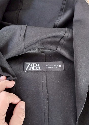 Nubuk dokulu Kapüşonlu hirka ceket - Görsel 5