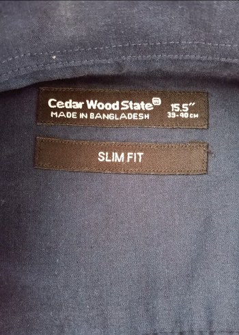 Cedar Wood Statü Lacivert Gömlek - Görsel 3