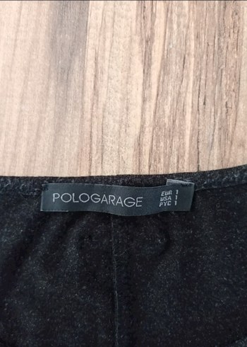 Siyah Deri Detaylı Uzun Kollu tunik - Görsel 6