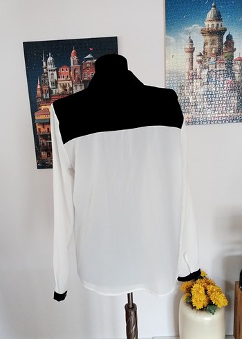 Krep kadın gömlek - Görsel 2