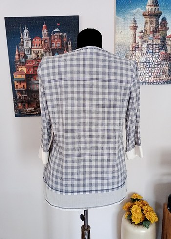 Pamuklu incecik yazlık Kadın Gömlek - Görsel 2