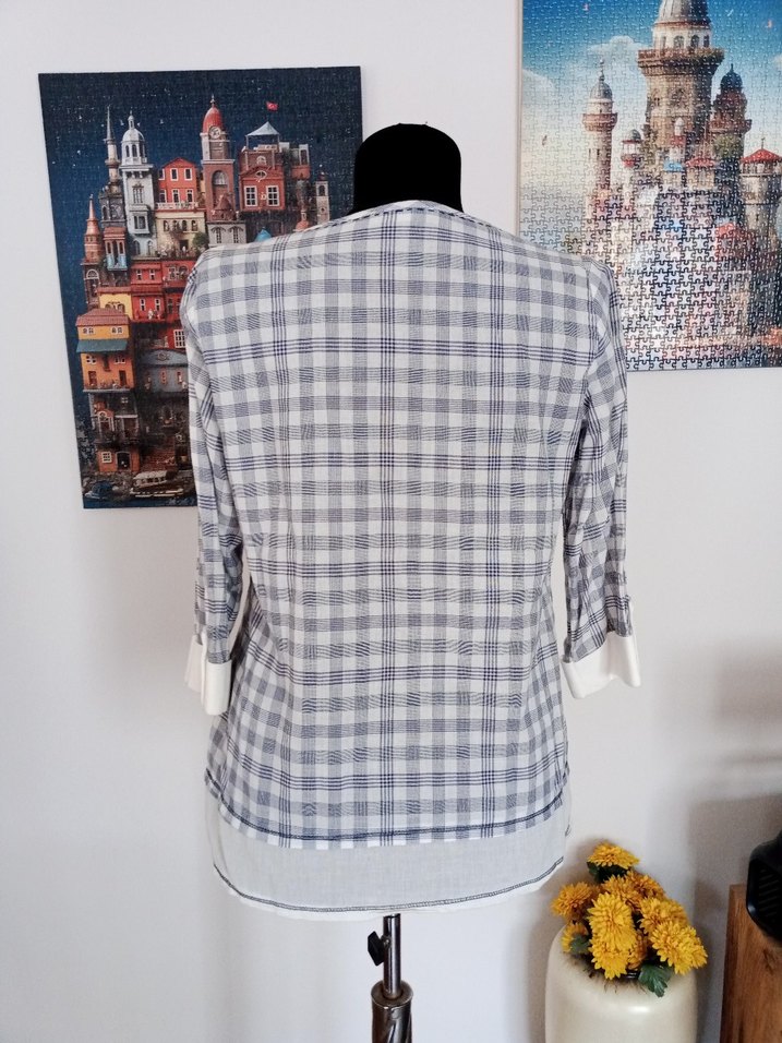 Pamuklu incecik yazlık Kadın Gömlek - Görsel 2