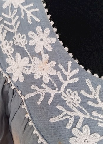 Bohem Çok Renkli Batik yazlık elbise - Görsel 2