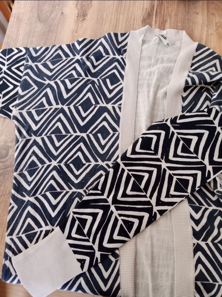 Bohem Desenli ince triko Kadın Hırka - Görsel 5