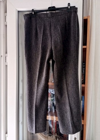 Kahveli tonlarda Kadın Kumaş Pantolon - Görsel 2