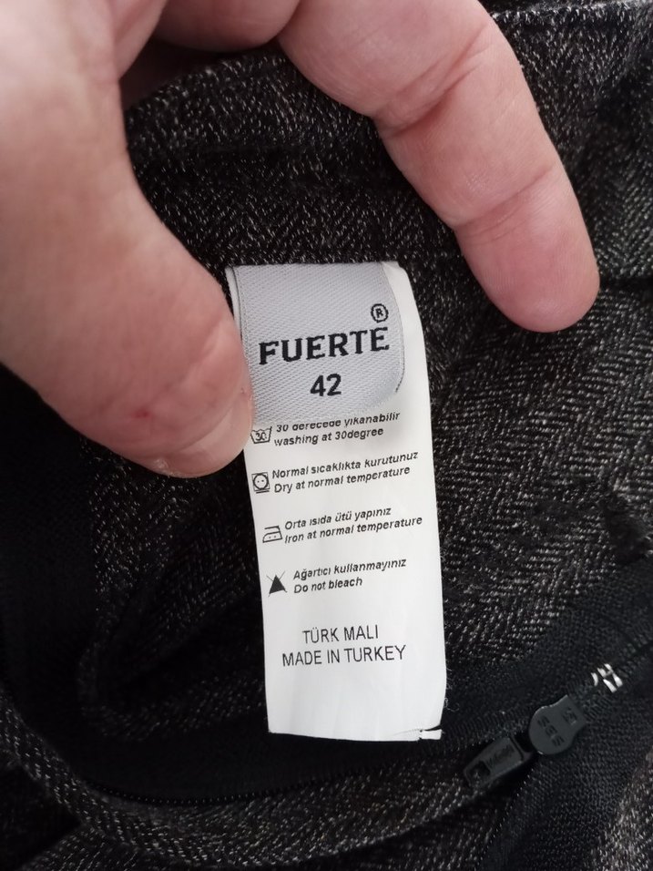 Kahveli tonlarda Kadın Kumaş Pantolon - Görsel 4