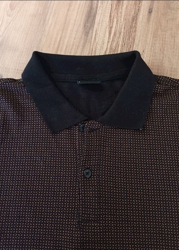 Düğmeli Kahverengi Erkek Polo Tişört - Görsel 3