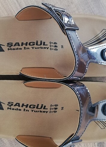 38 Beden Parmak arası birkenstock modeli terlik