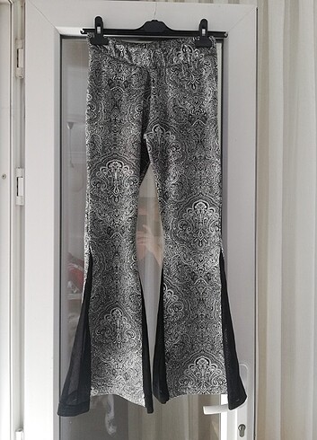 İspanyol paça likralı pantolon