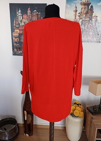 LC Waikiki Kırmızı ince triko bluz