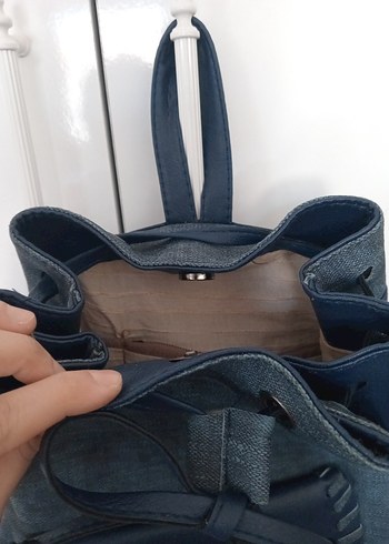 lacivert sırt çantası - Görsel 3