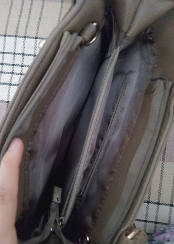 Tokalı Kahverengi Deri Kadın Çanta - Görsel 3