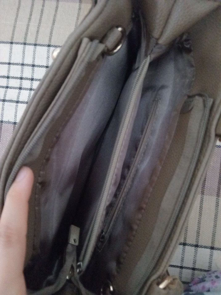 Tokalı Kahverengi Deri Kadın Çanta - Görsel 3