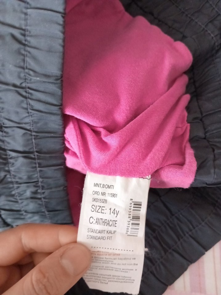 Kapüşonlu Gri Kadın Ceket - Görsel 4