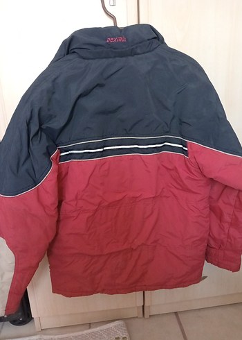 Erkek bordo lacivert peluşlu Fermuarlı Mont - Görsel 4