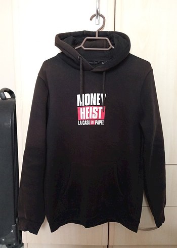 Siyah Baskılı Uzun Kollu Oversize Sweatshirt - Görsel 4